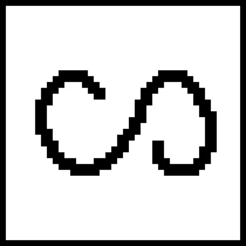Windows 2.03 Paint 中的黑白图形