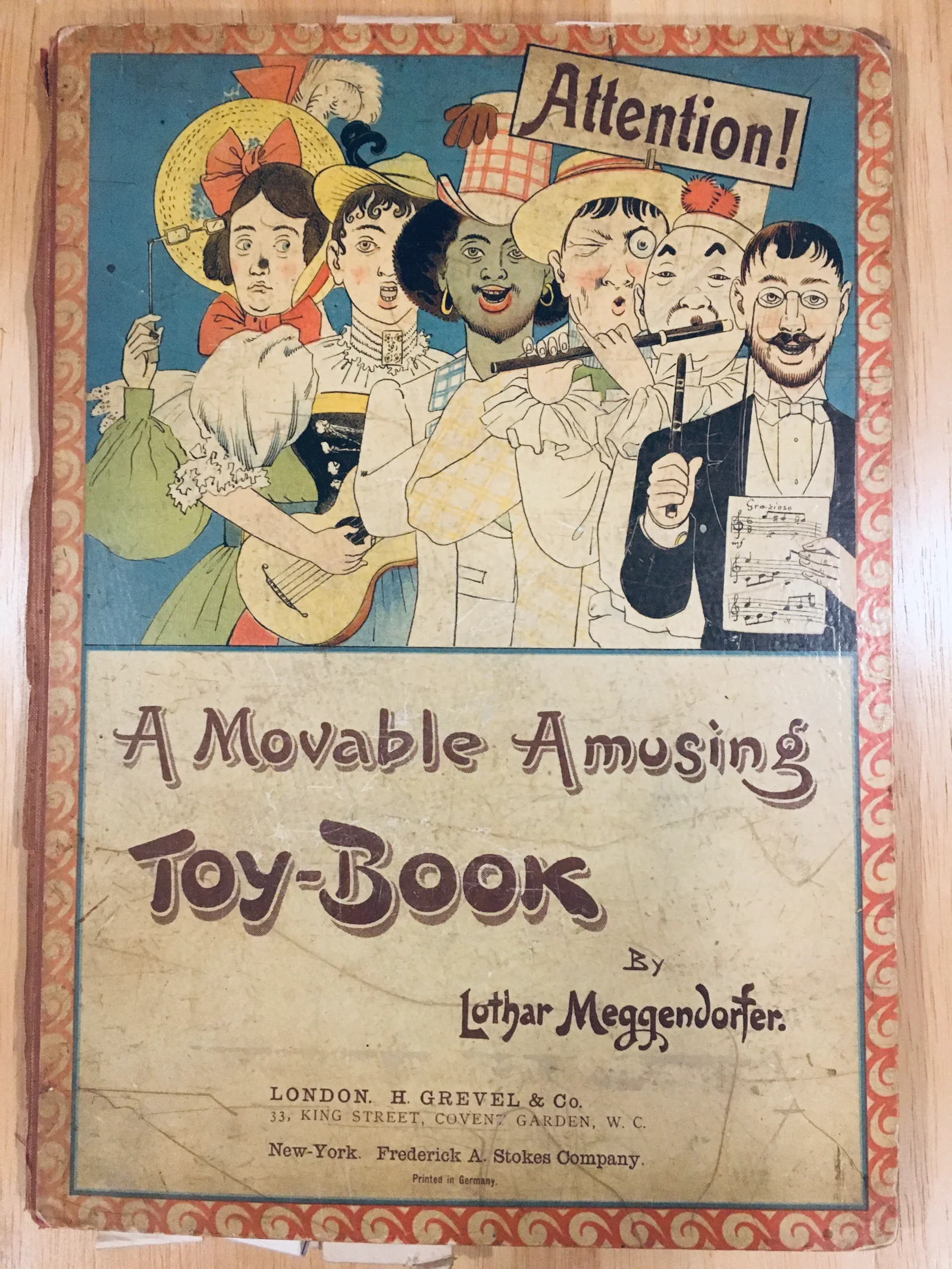 Lothar Meggendorfer,《Attention! A Movable Amusing Toy Book》,1906