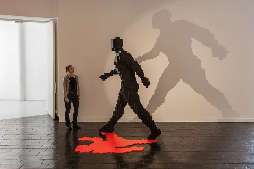 Miguel Chevalier,《Body Voxels — The Walker》,2013